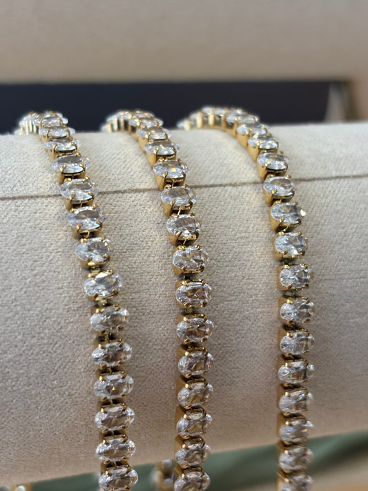 The Bellamy Crystal Tennis Bracelet