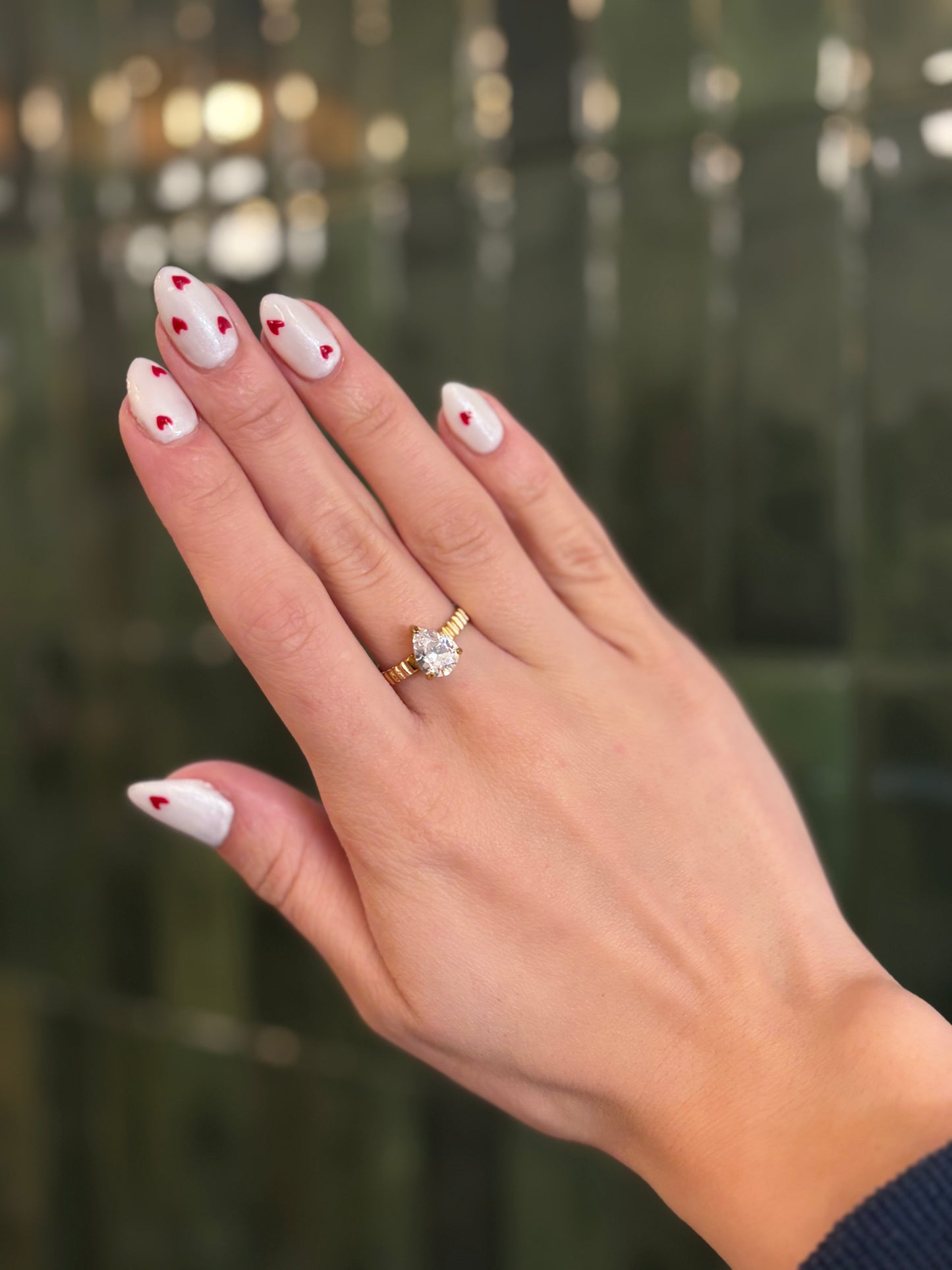 Lumine Teardrop Ring