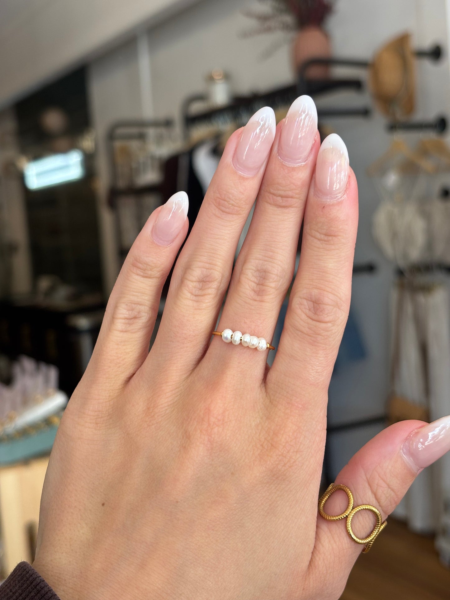 Pearl Stack Ring