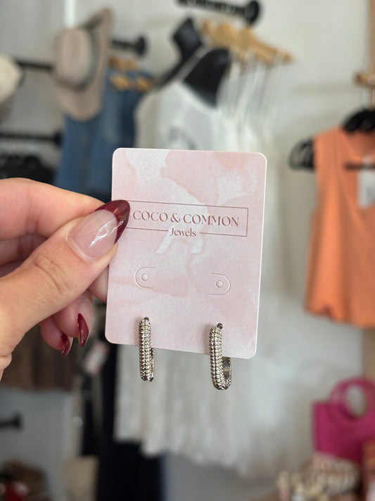 Silver Drift Earrings