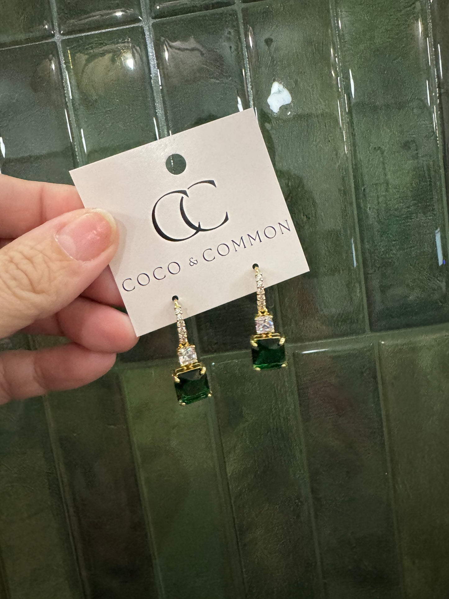 Emerson Emerald Earrings