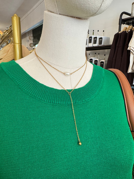 Luma Pearl Drop Necklace