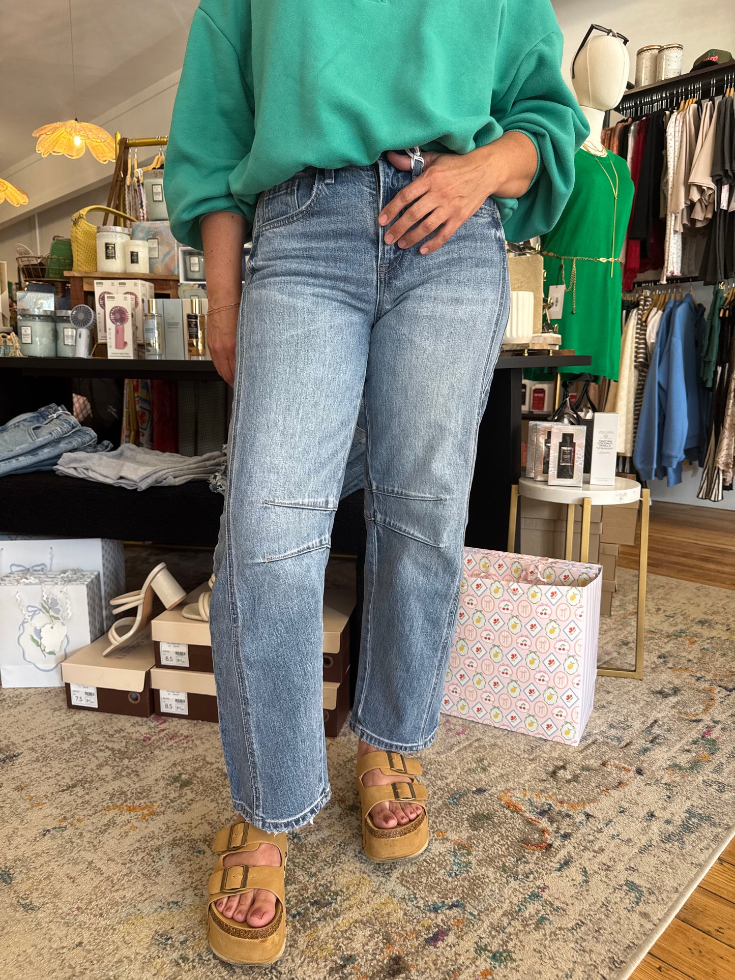 Driftwood Barrel Jeans