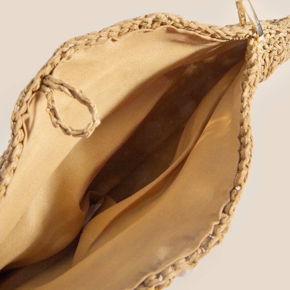 Seashell Sand Straw Bag