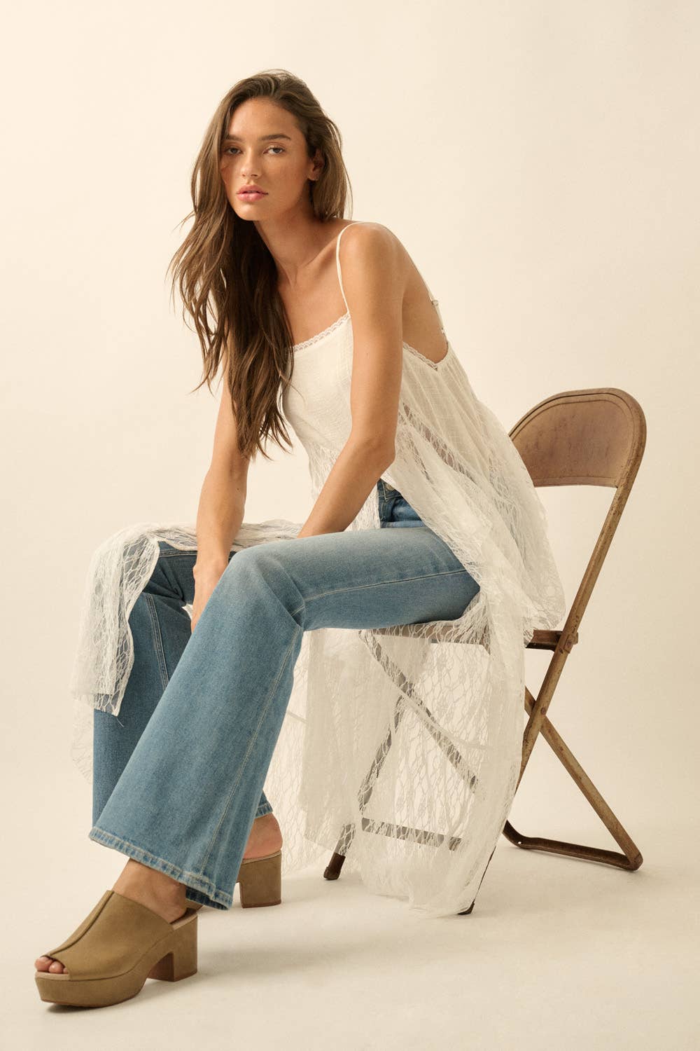 Desert Dusk Lace Top