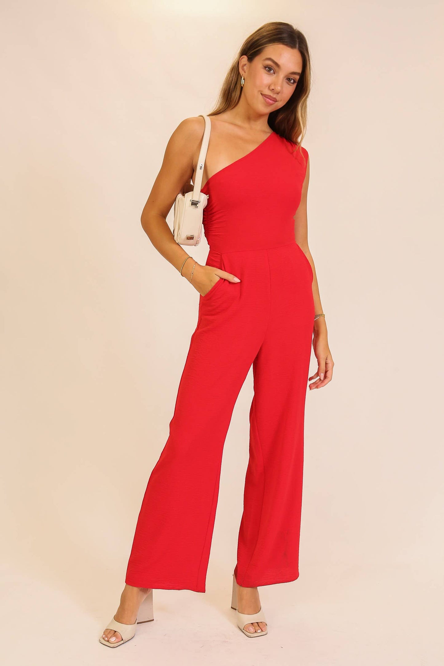 Amelia One-Shoulder Jumpsuit