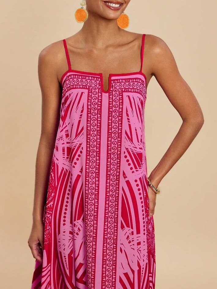 Sunset Palm Maxi Dress