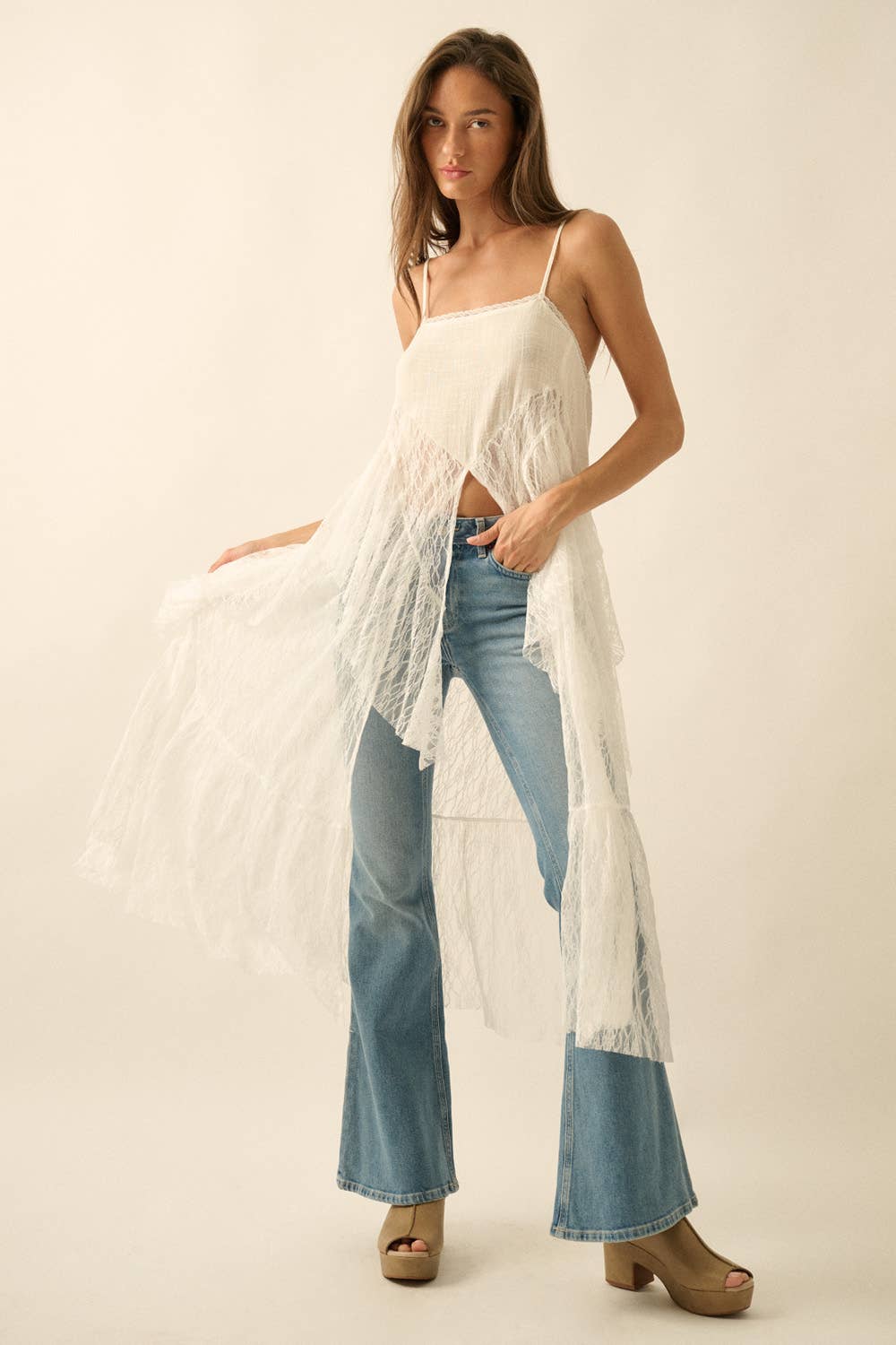 Desert Dusk Lace Top