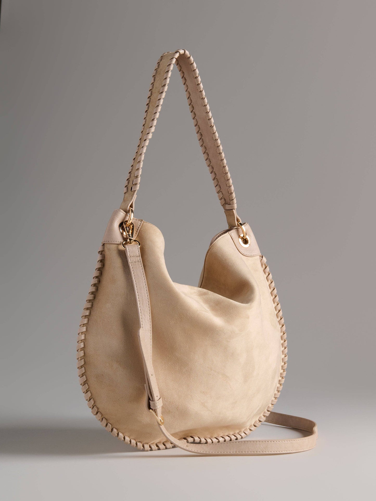PIPER SHOULDER BAG: STONE
