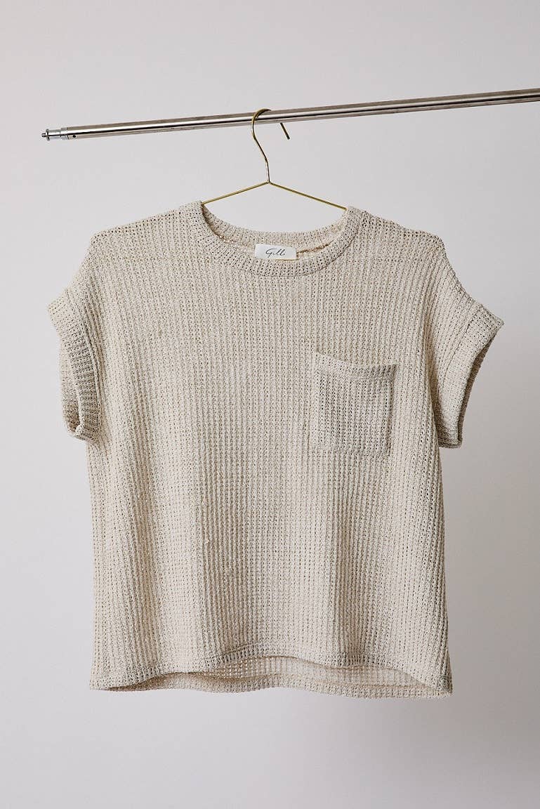 Linen Sky Knit Top