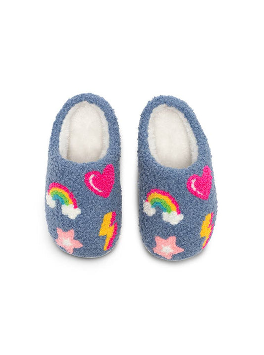 Indoor / Outdoor Slippers - Kids - Colorful Symbols