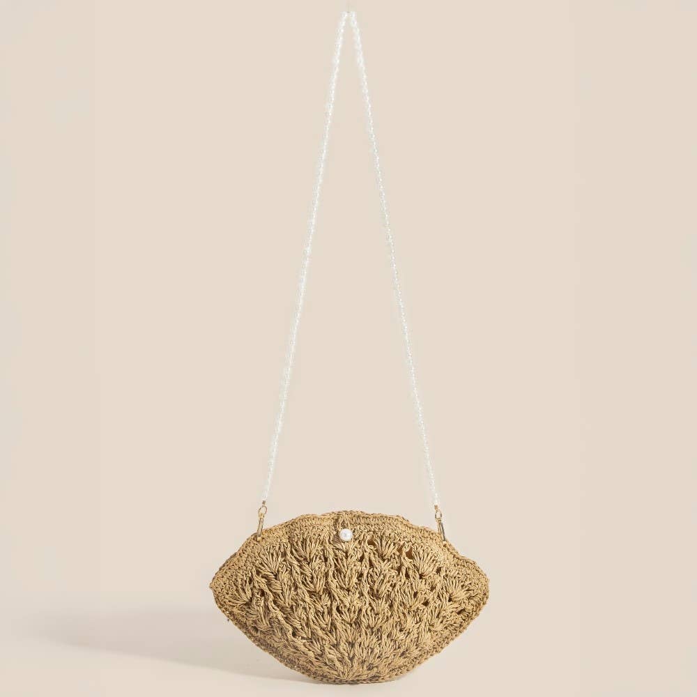 Seashell Sand Straw Bag