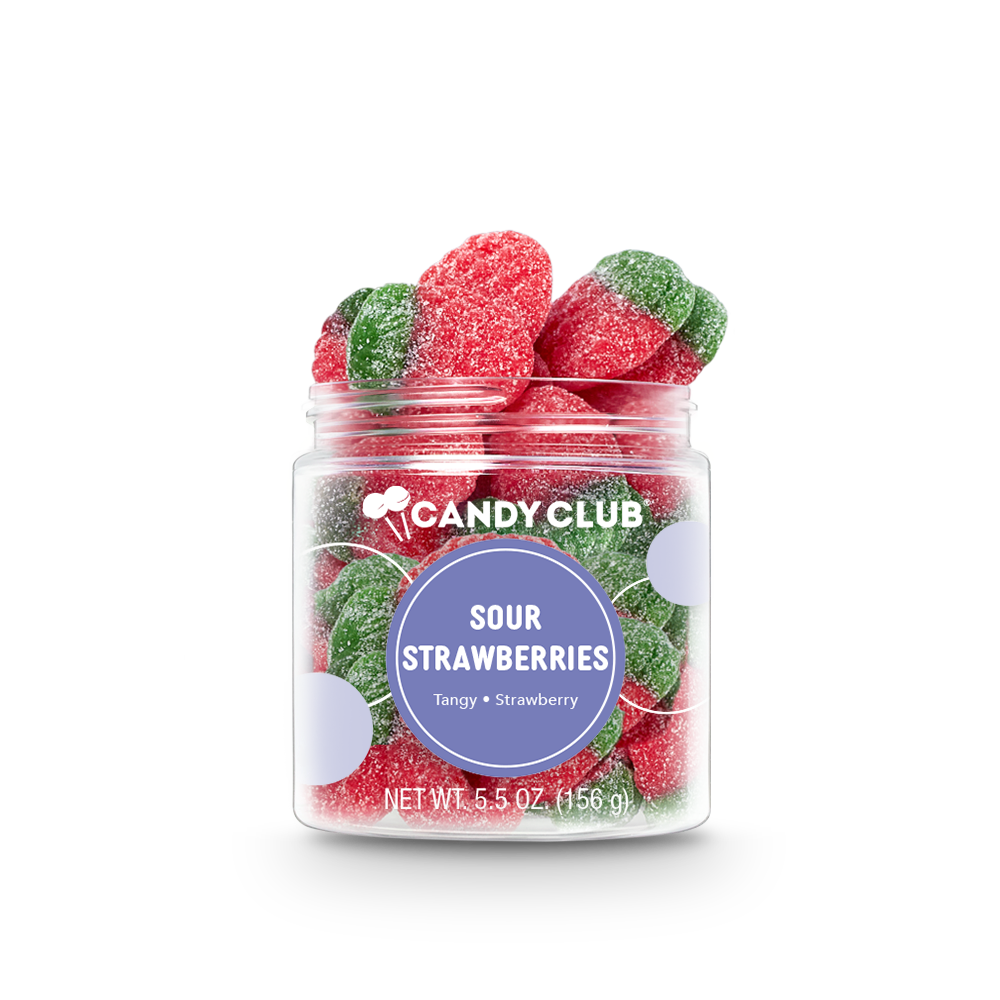 Sour Strawberry Gummies