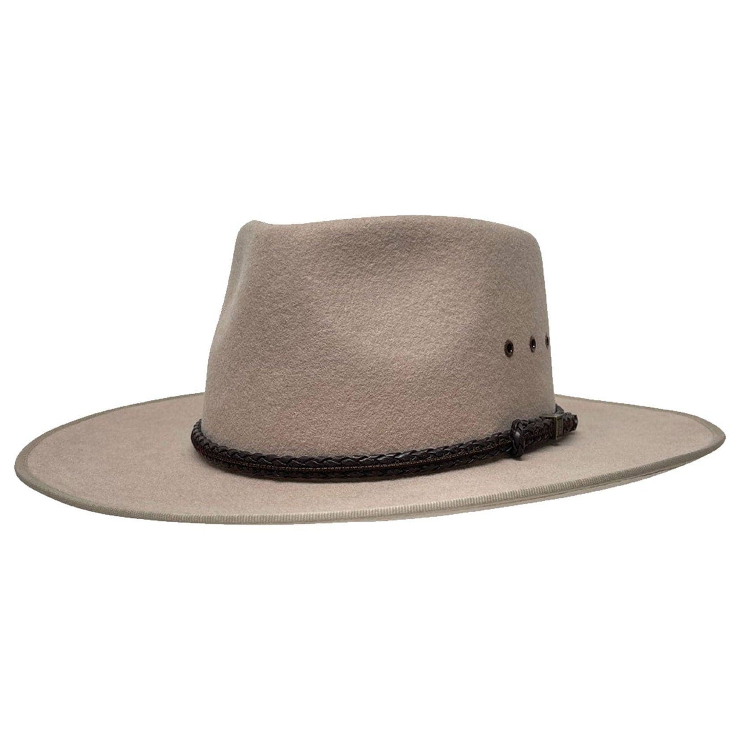 Reign - Wide Brim Felt Fedora Hat