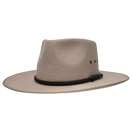 Reign - Wide Brim Felt Fedora Hat