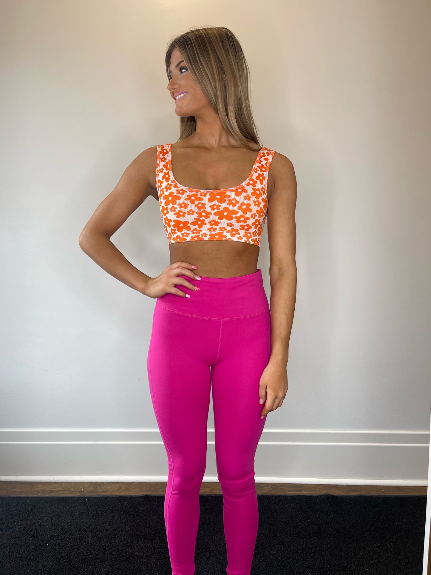 Poppin' Pink Highwaist Legging